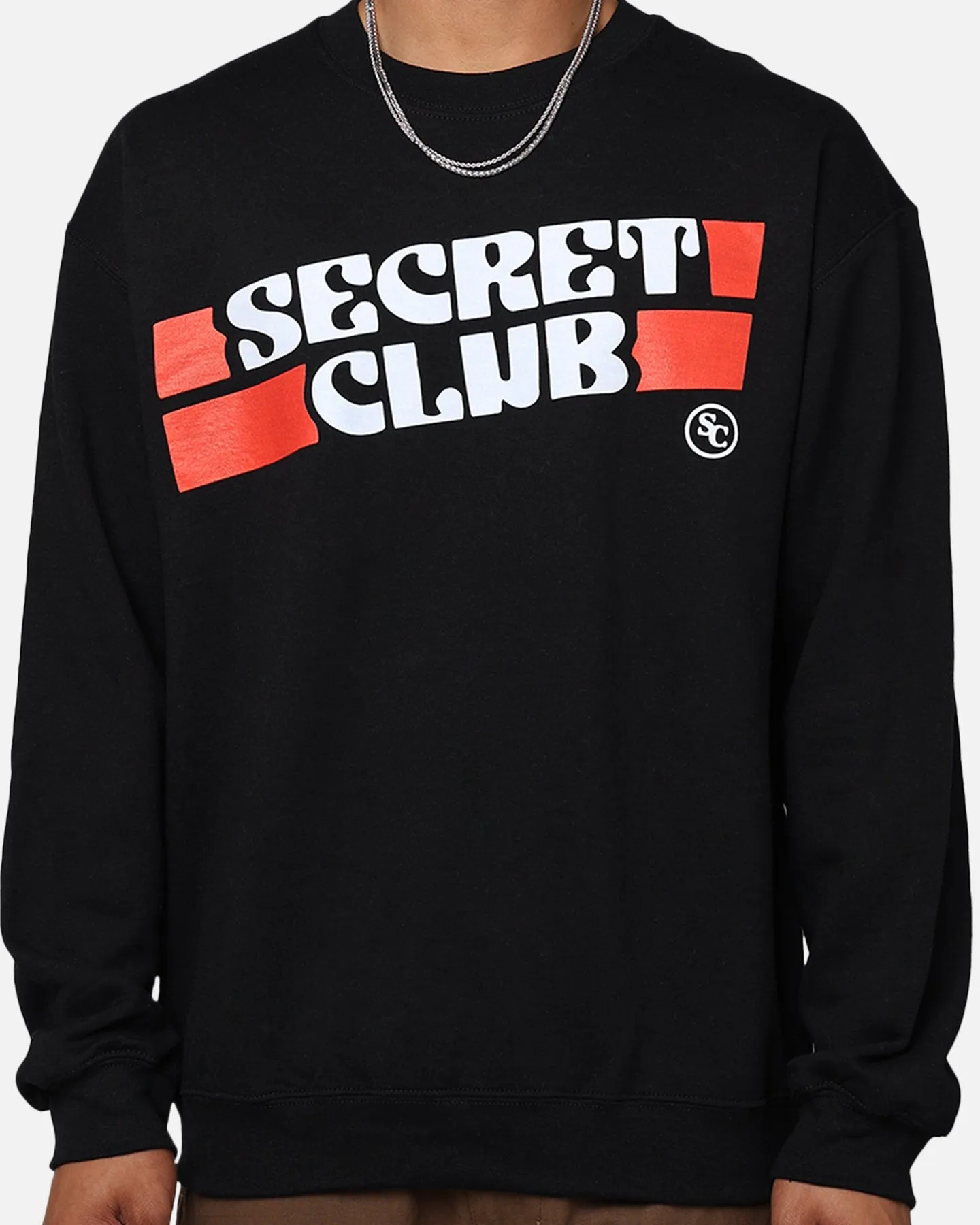 Secret Club Tag Crewneck Black sold by Culture Kings product image thumbnail 2