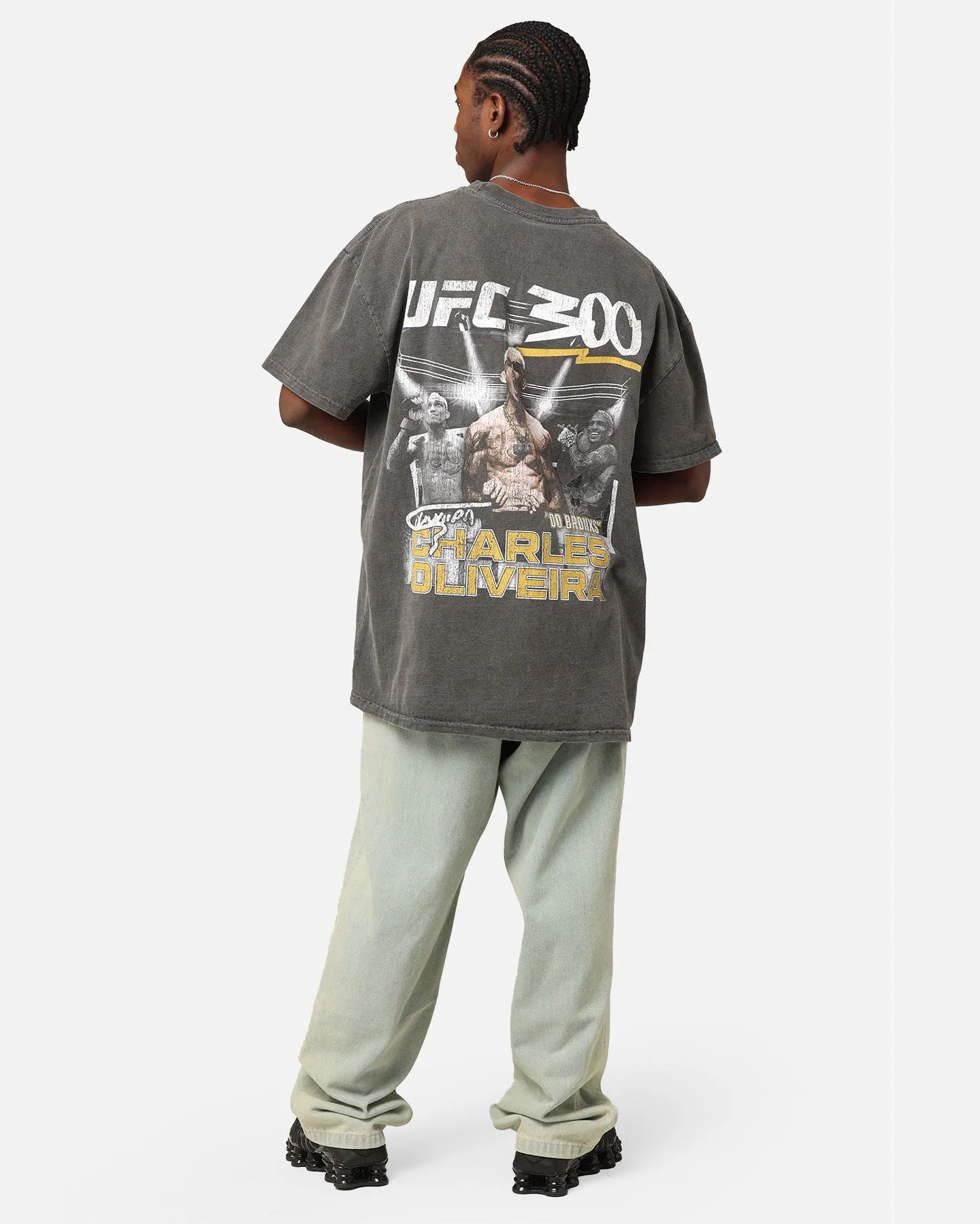 UFC By Culture Kings Charles "Do Bronxs" Oliveira 300 Heavyweight T-Shirt Black Wash sold by Culture Kings product image thumbnail 3