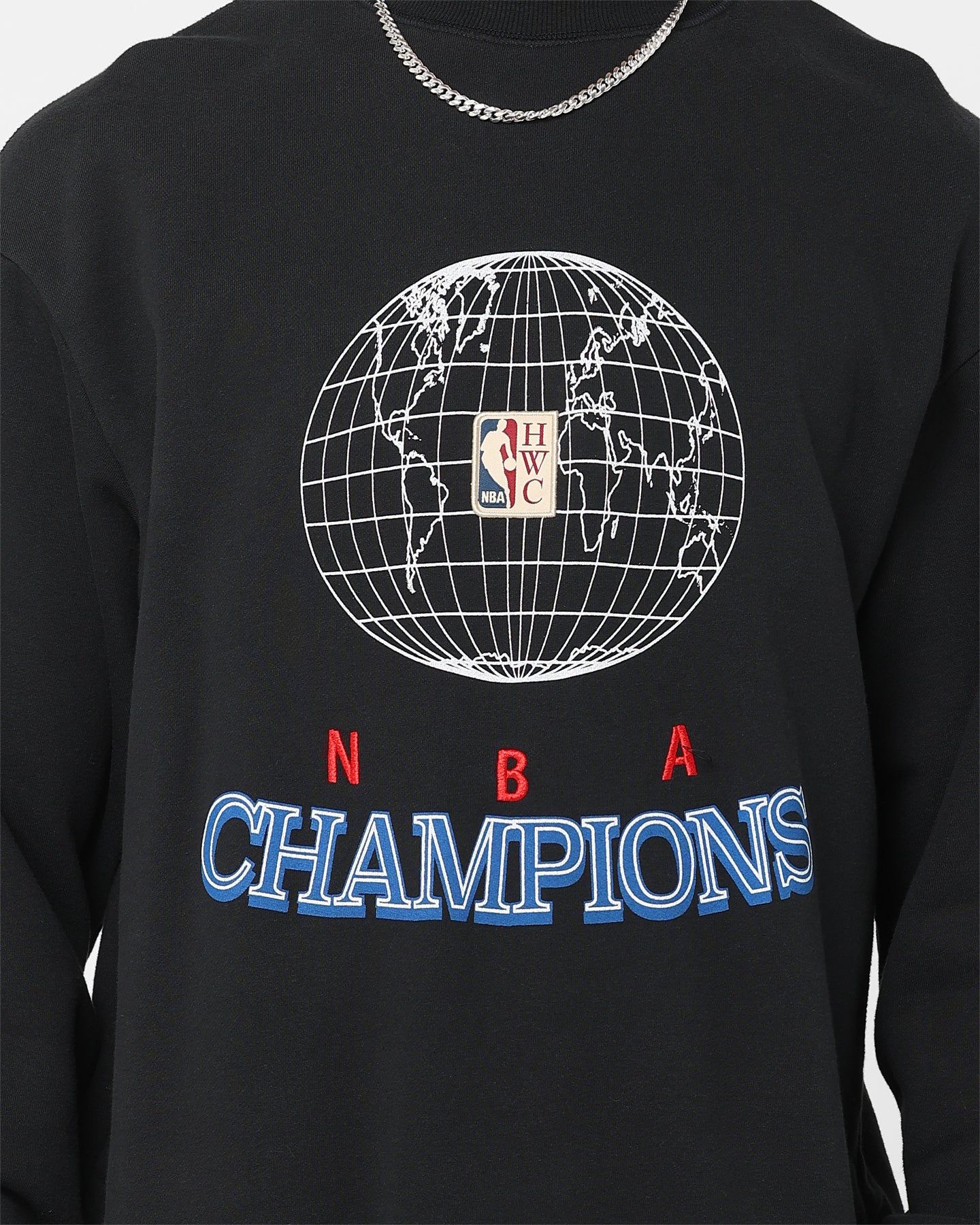 Mitchell & Ness NBA World Champions Vintage Crewneck Faded Black sold by Culture Kings product image thumbnail 3