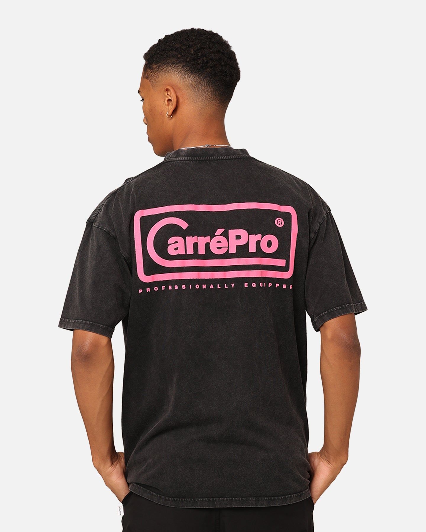 Carre Pro T-Shirt Black Acidwash sold by Culture Kings