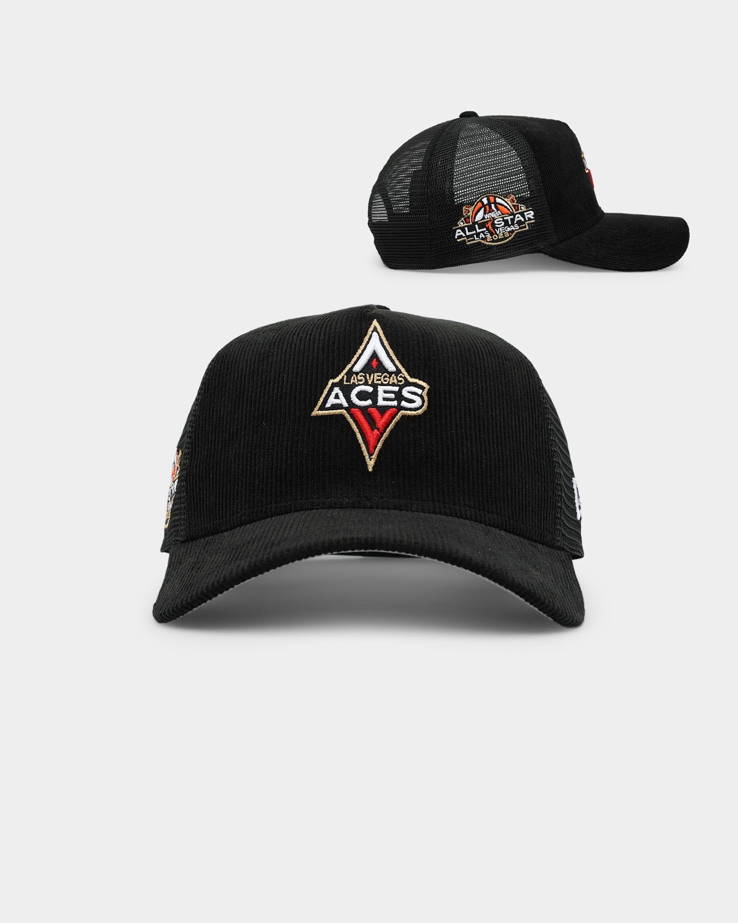 New Era Women's Las Vegas Aces 'WNBA All Star' 9FORTY A-Frame Trucker Snapback Black sold by Culture Kings
