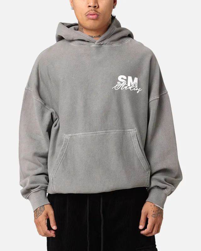 Saint Morta Saint Studios Hoodie Washed Charcoal sold by Culture Kings