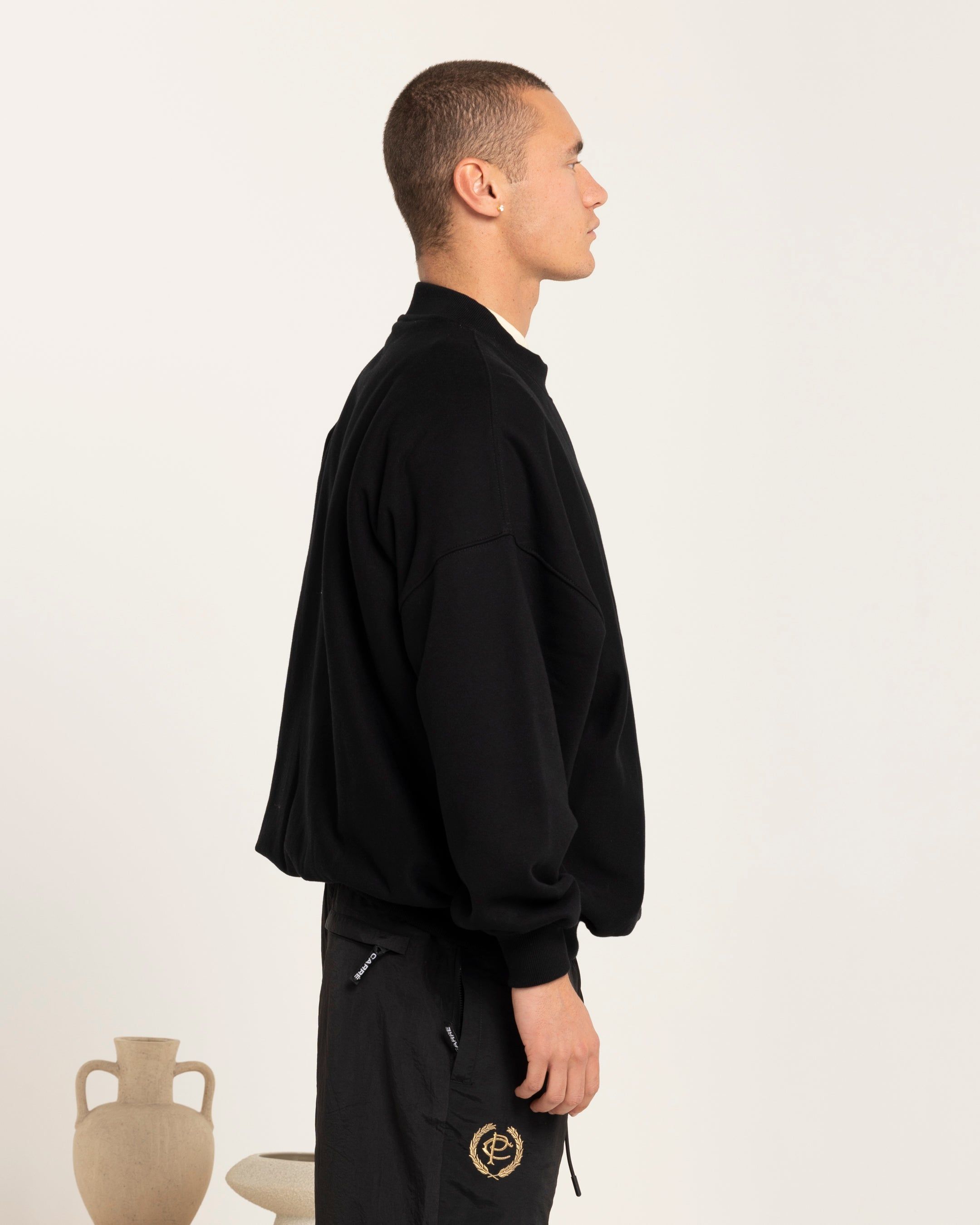 Carre Heritage Oversized Crewneck Black sold by Culture Kings product image thumbnail 5