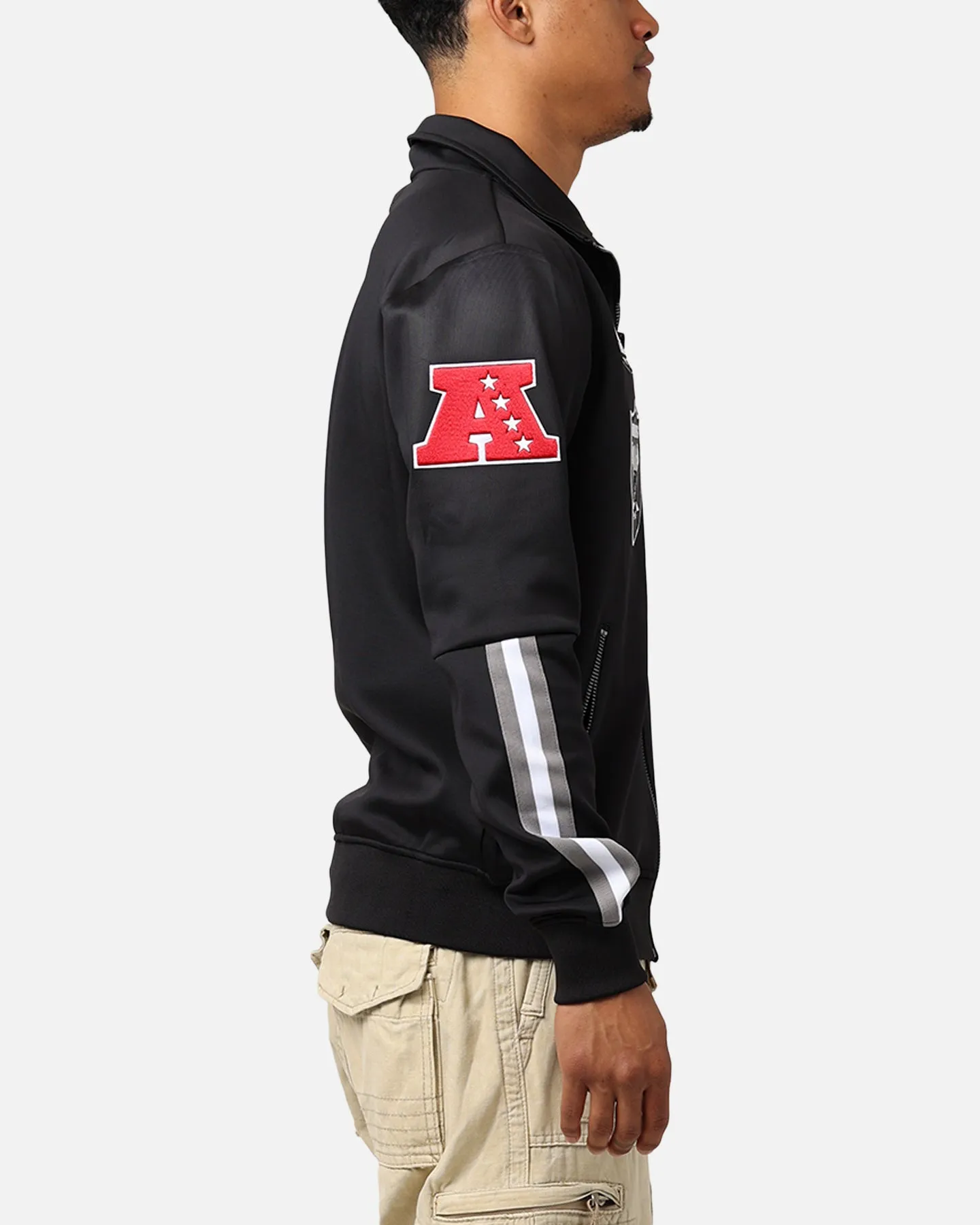 Pro Standard Las Vegas Raiders Fast Lane Track Jacket Black sold by Culture Kings product image thumbnail 4