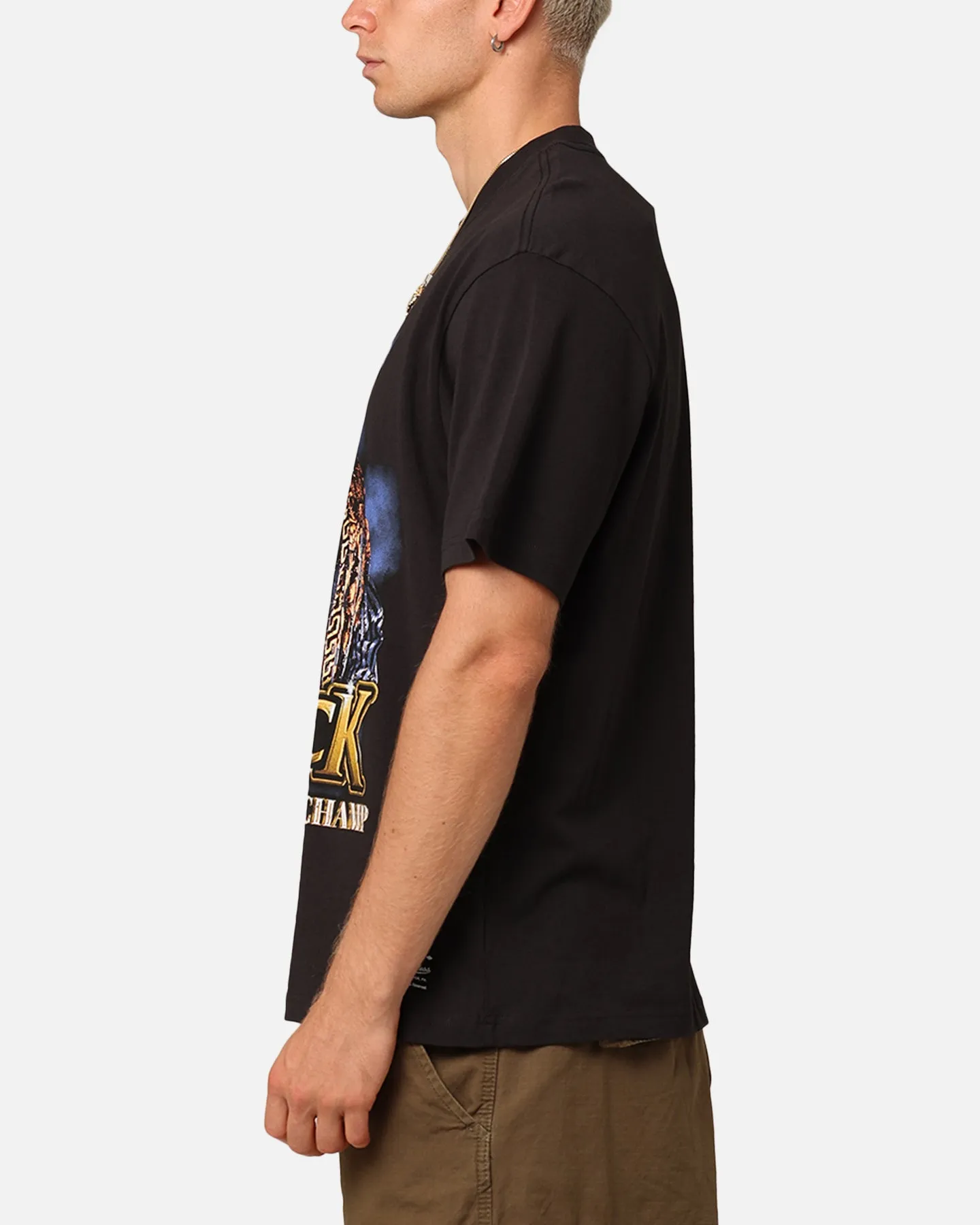 Mitchell & Ness X WWE Dwayne "The Rock" Johnson The People's Champ T-Shirt Overdyed Black sold by Culture Kings product image thumbnail 5