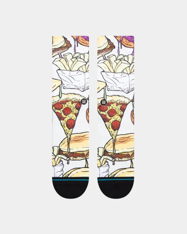 Stance Neen Crewcut Socks Vintage White sold by Culture Kings