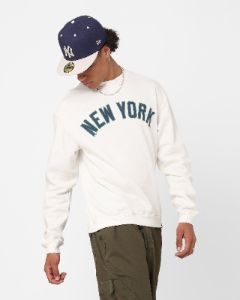 Majestic Athletic New York Yankees Heritage Crewneck Optic White sold by Culture Kings