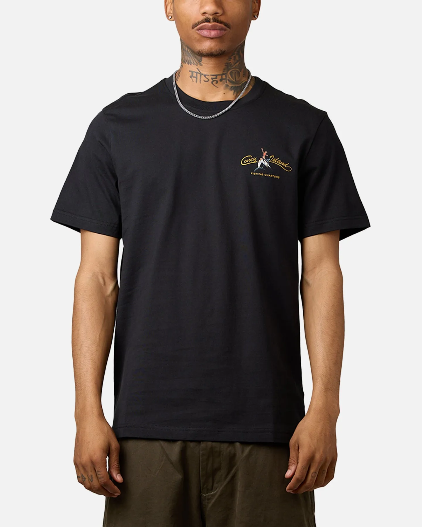 Coney Island Picnic Fishing T-Shirt Black sold by Culture Kings product image thumbnail 2