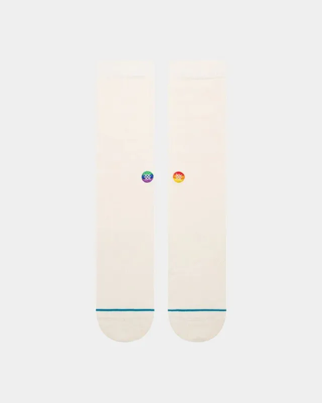 Stance Love Crewcut Socks White sold by Culture Kings