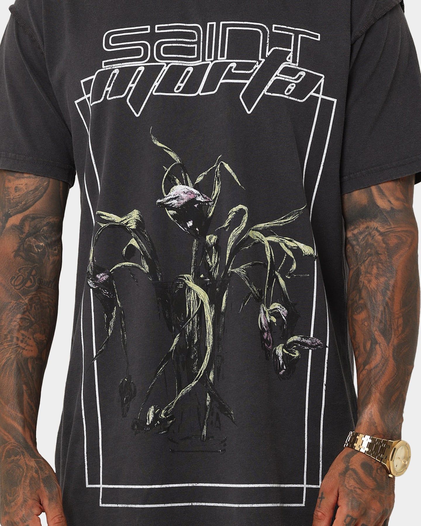 Saint Morta Lifeless Lafayette Vintage T-Shirt Vintage Black sold by Culture Kings product image thumbnail 3