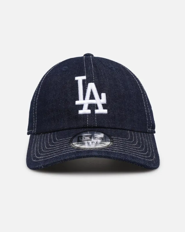 New Era Los Angeles Dodgers Washed Denim Casual Classic Strapback Blue Washed Denim made by New Era