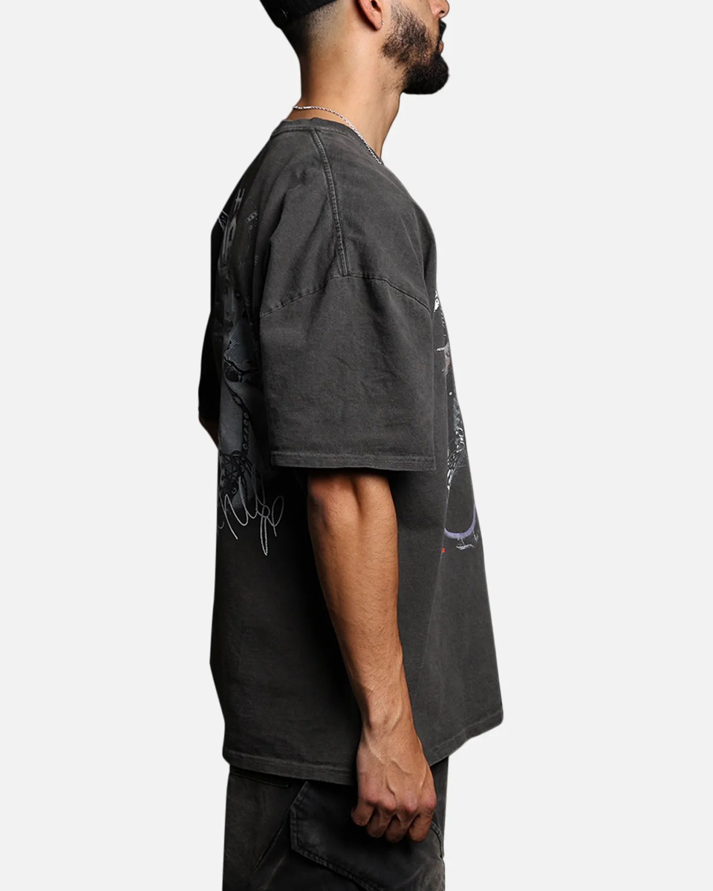 Culture Kings X WWE Rhea Ripley Vintage T-Shirt Black Wash sold by Culture Kings product image thumbnail 4