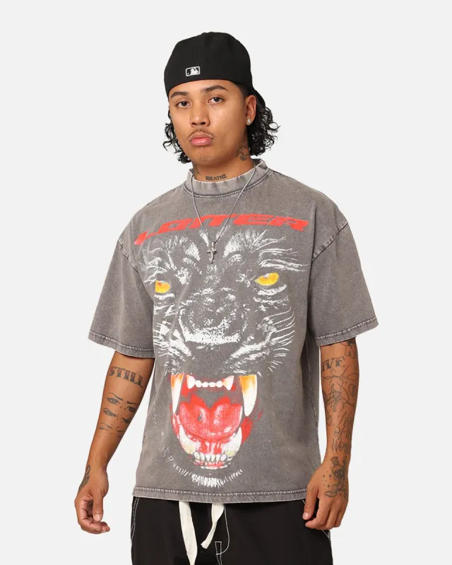 Loiter Urban Beast Vintage T-Shirt Charcoal sold by Culture Kings