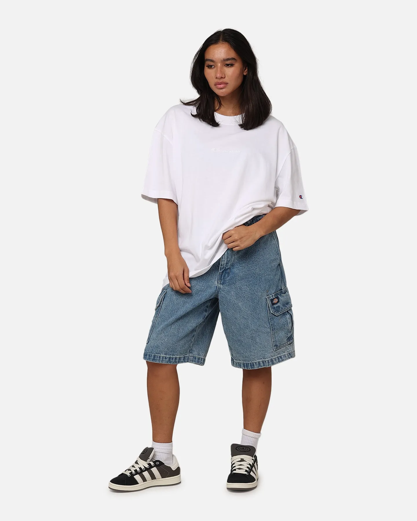 Champion Heritage New Script T-Shirt White sold by Culture Kings product image thumbnail 3