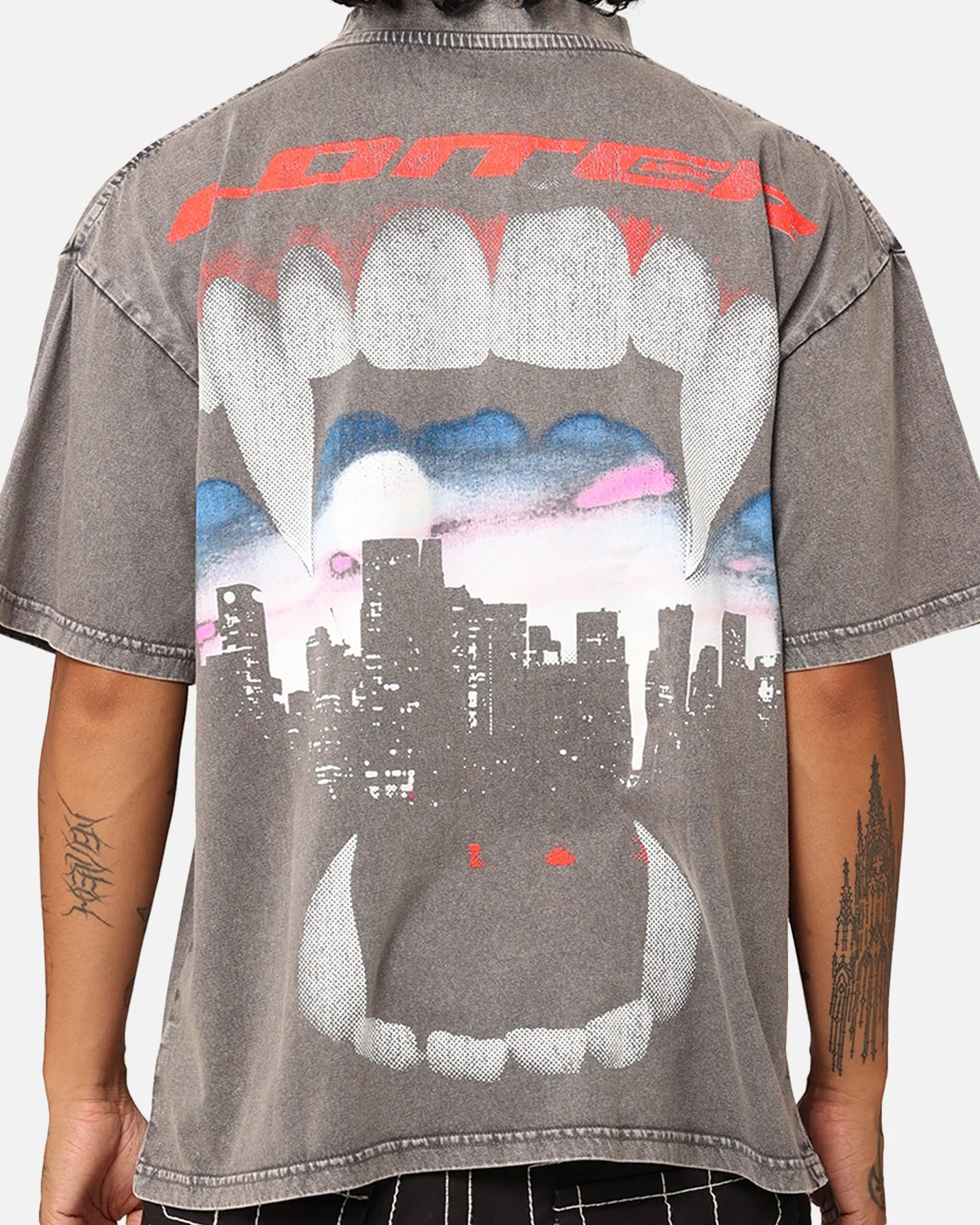 Loiter Urban Beast Vintage T-Shirt Charcoal sold by Culture Kings product image thumbnail 5