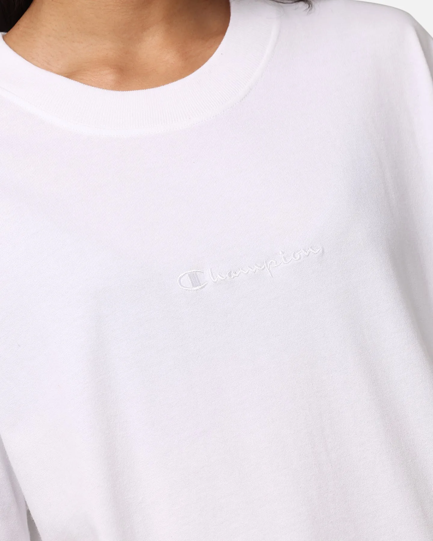 Champion Heritage New Script T-Shirt White sold by Culture Kings product image thumbnail 2