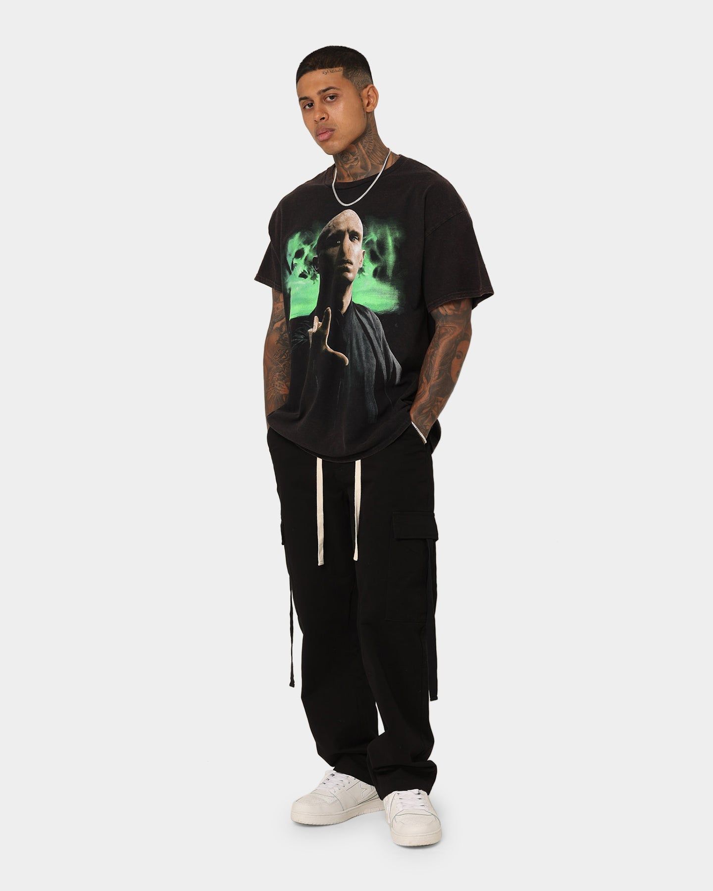 American Thrift X Harry Potter Dark Arts Vintage T-Shirt Black Wash sold by Culture Kings product image thumbnail 3