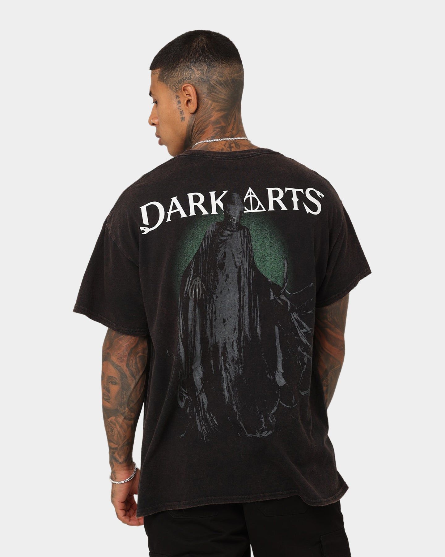 American Thrift X Harry Potter Dark Arts Vintage T-Shirt Black Wash sold by Culture Kings product image thumbnail 2