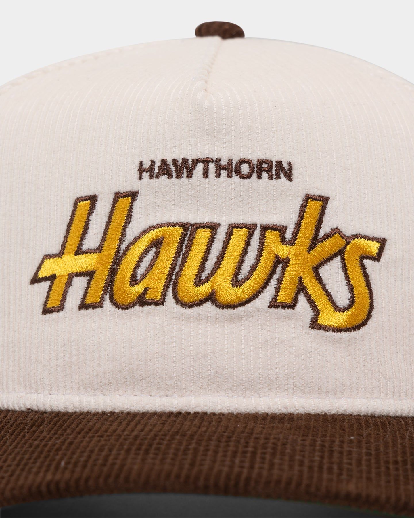 New Era Hawthorn Hawks "AFL Cord Script" Golfer Snapback Chrome/OTC sold by Culture Kings product image thumbnail 5