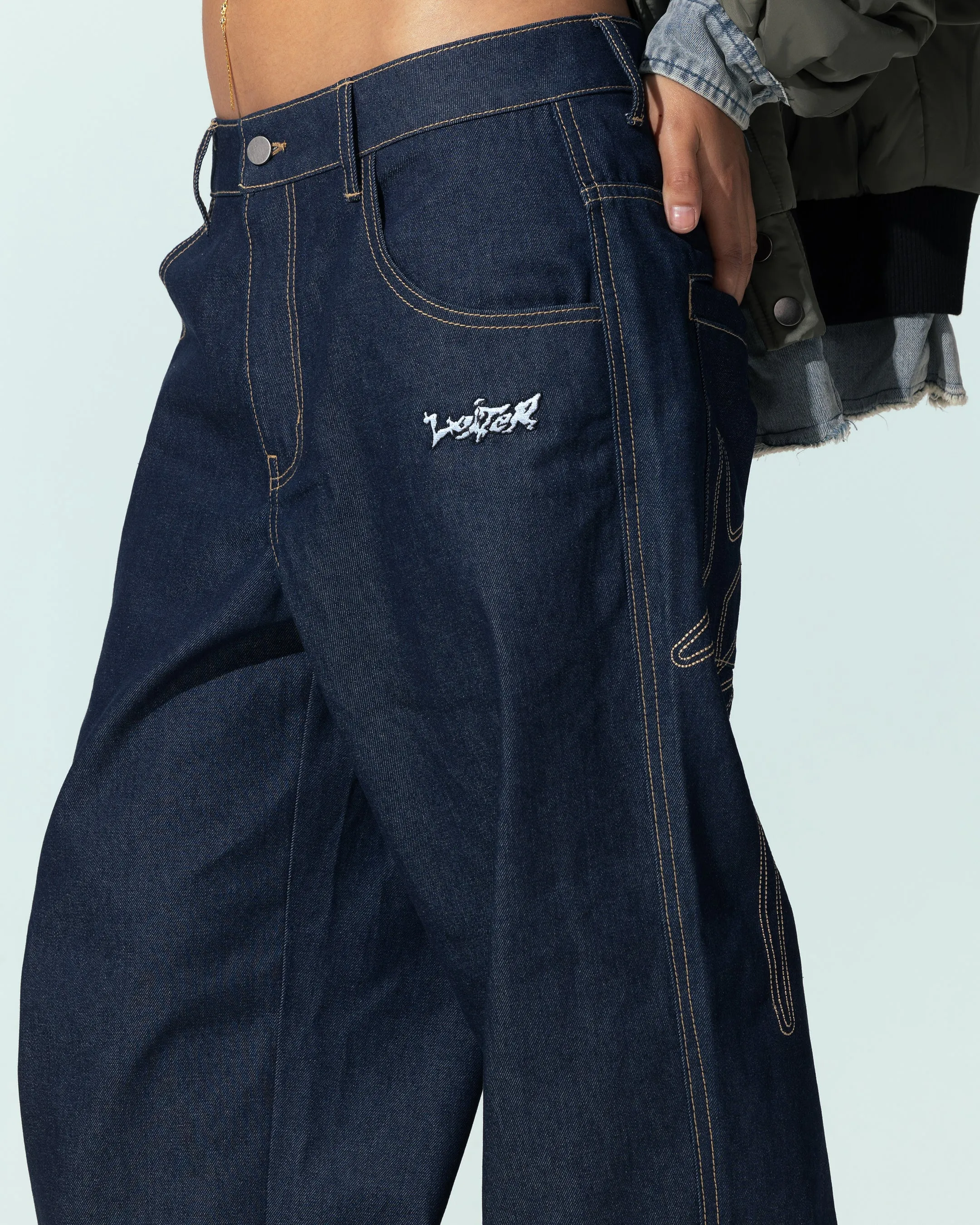 Loiter Star Born Jeans Raw Indigo sold by Culture Kings product image thumbnail 4