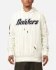 Pro Standard Las Vegas Raiders Pinstripe Hoodie Eggshell/Yellow sold by Culture Kings