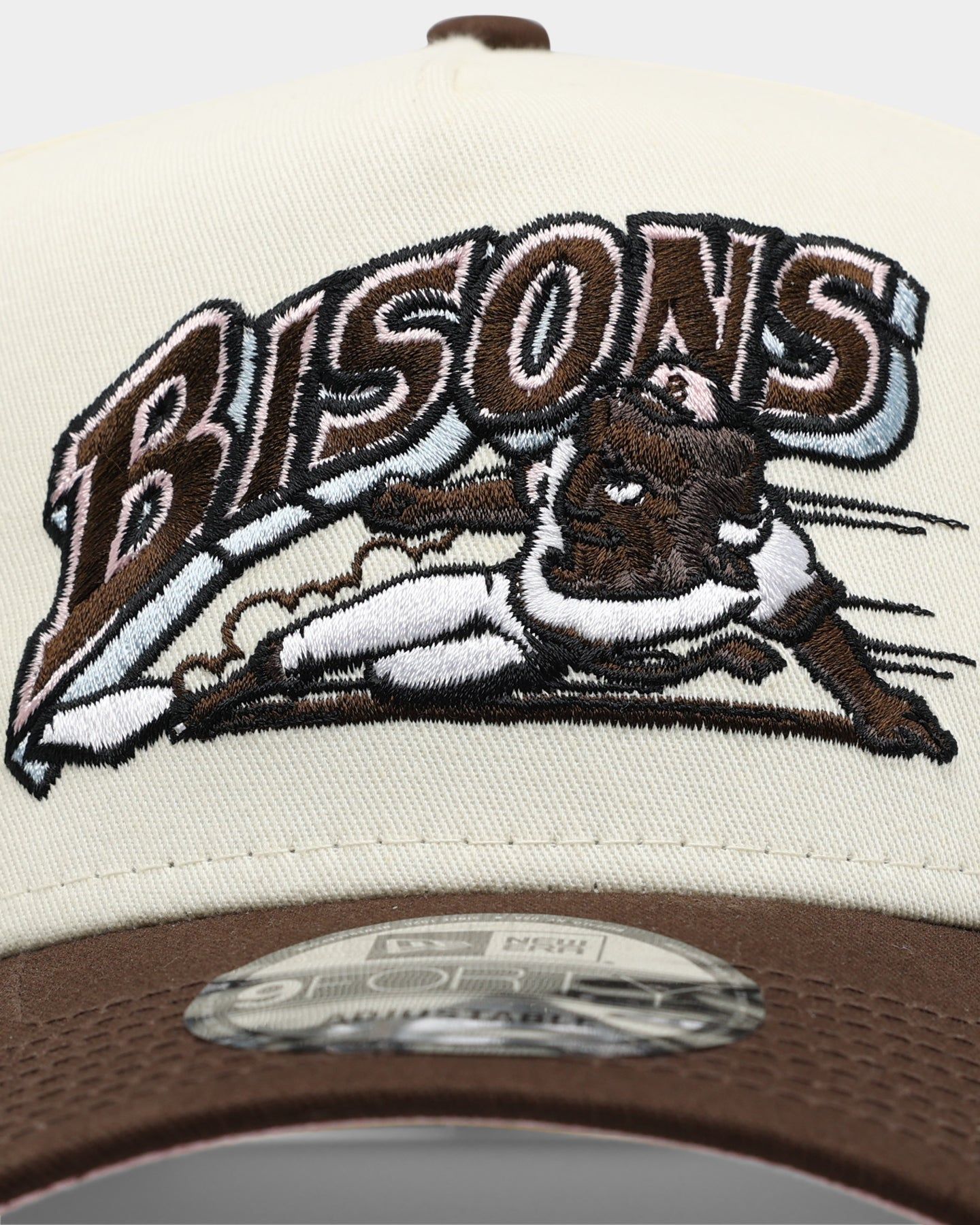 New Era Buffalo Bisons 'Neapolitan Ice Cream' 9FORTY A-Frame Snapback Chrome White sold by Culture Kings product image thumbnail 5
