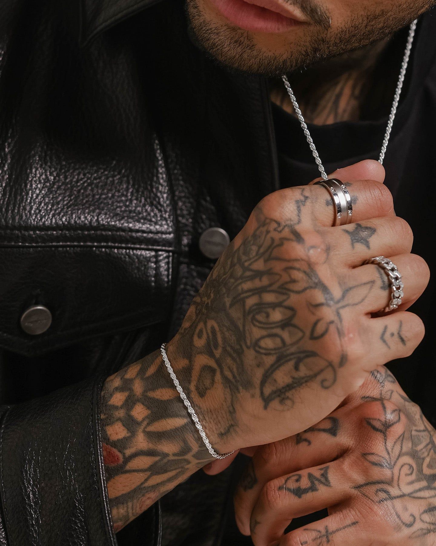 House Of Auric 2.5mm Rope Bracelet Sterling Silver sold by Culture Kings product image thumbnail 3