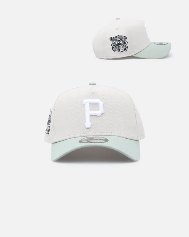 New Era Pittsburgh Pirates 'Sea Glass' 9FORTY A-Frame Snapback Stone/Green sold by Culture Kings