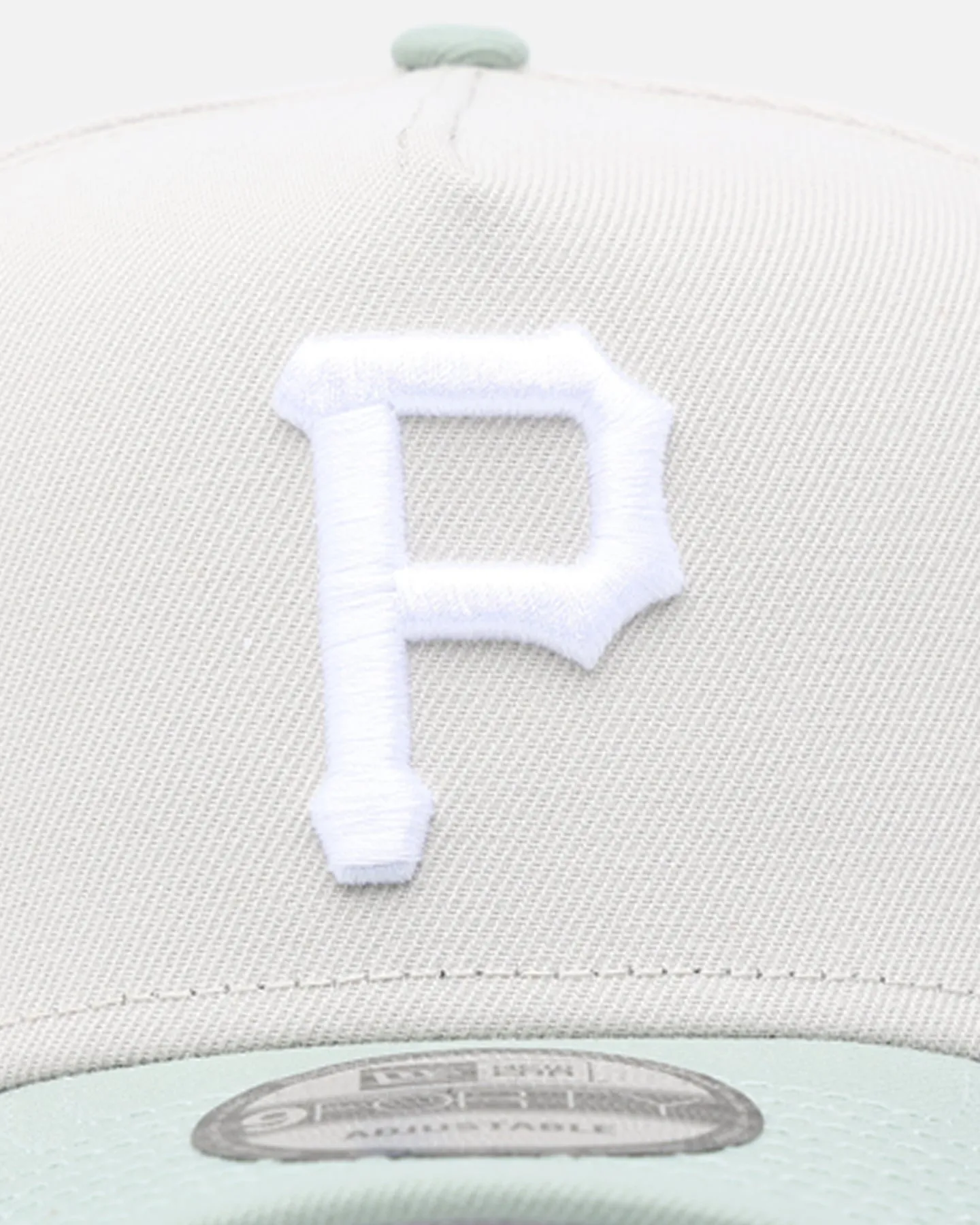 New Era Pittsburgh Pirates 'Sea Glass' 9FORTY A-Frame Snapback Stone/Green sold by Culture Kings product image thumbnail 5