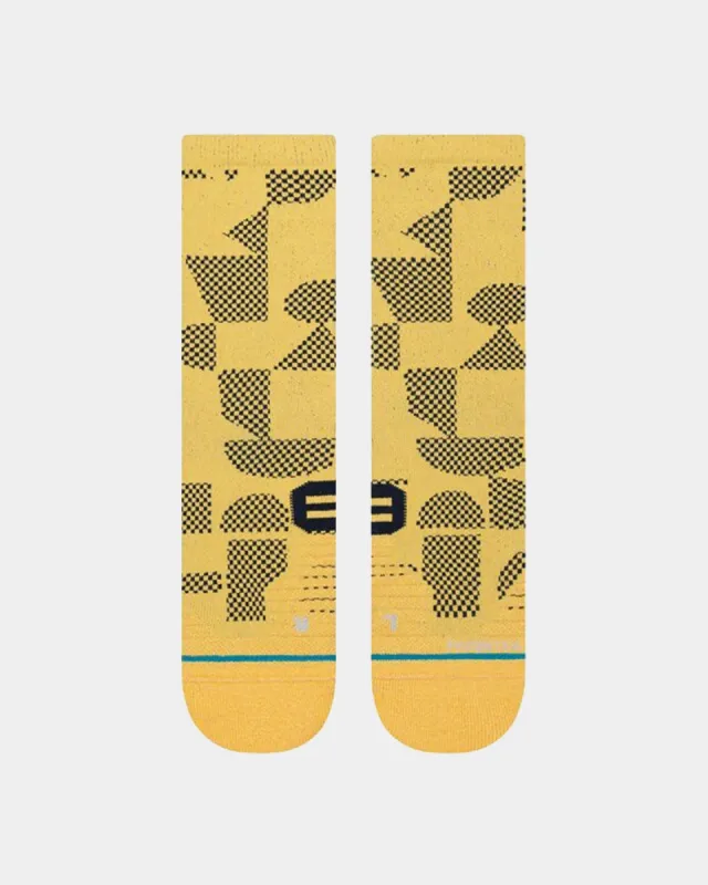 Stance Building Crewcut Socks Gold sold by Culture Kings