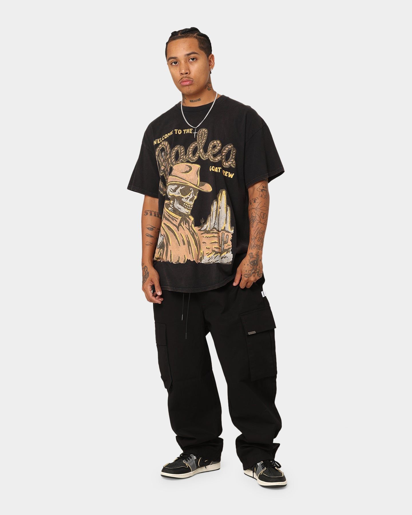 Goat Crew Goat Rodeo Vintage T-Shirt Black Wash sold by Culture Kings product image thumbnail 2