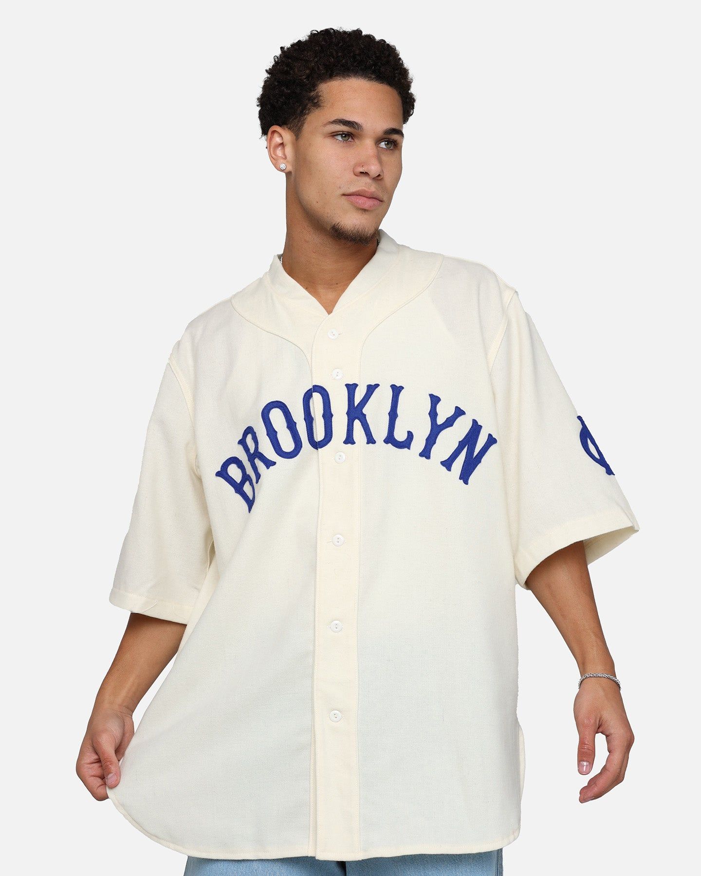 Ebbets Field Flannels Brooklyn Royal Giants 1919 Home Jersey White sold by Culture Kings