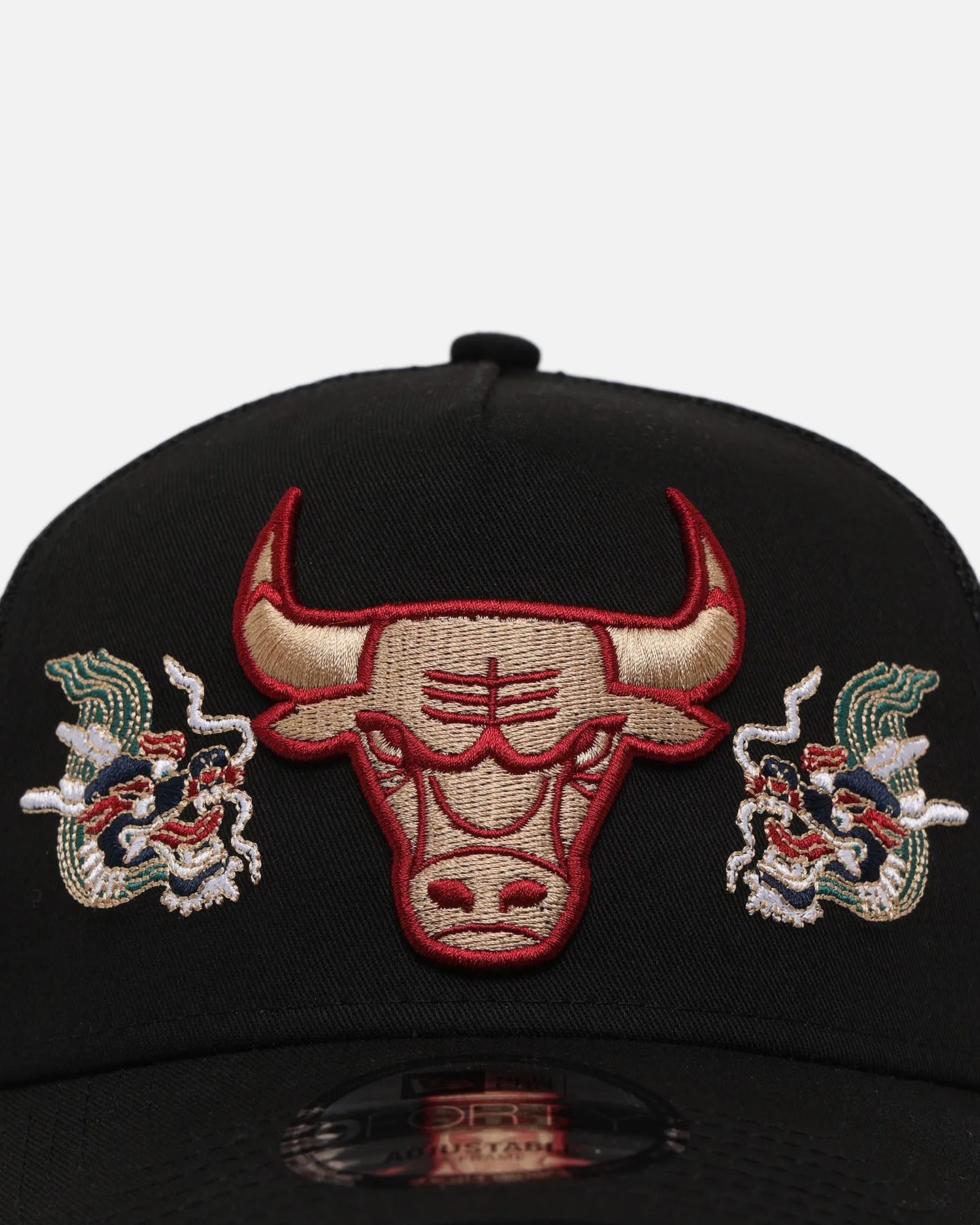 New Era Chicago Bulls 'Dragon Collection' 9FORTY A-Frame Trucker Snapback Black sold by Culture Kings product image thumbnail 5