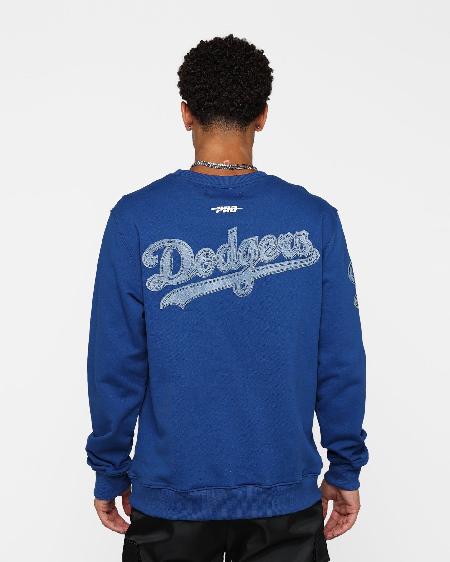 Pro Standard Los Angeles Dodgers Varsity Blue Crewneck Dodger Blue sold by Culture Kings product image thumbnail 5