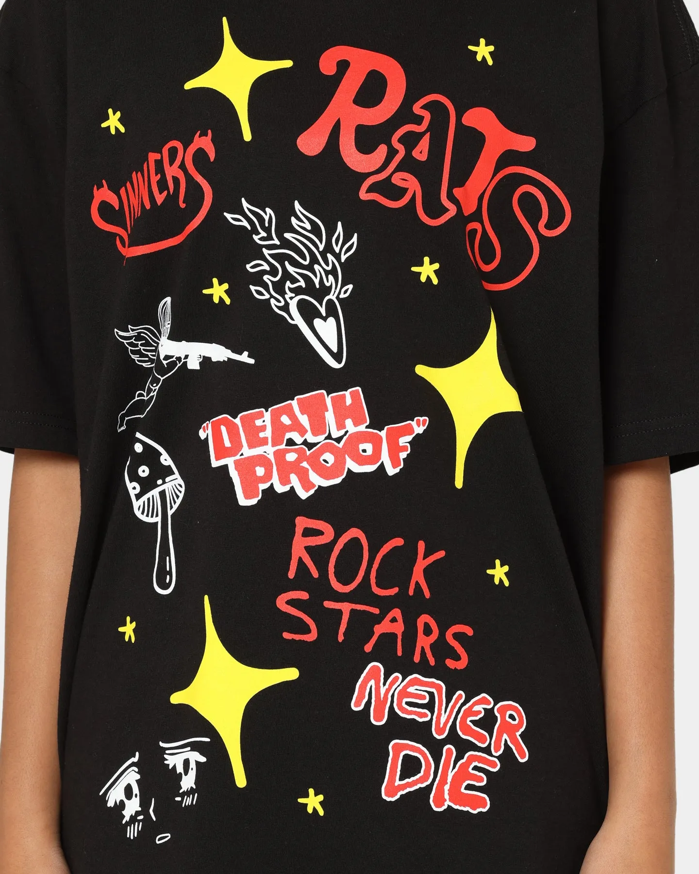 Rats Get Fat Sinners T-Shirt Black sold by Culture Kings product image thumbnail 4