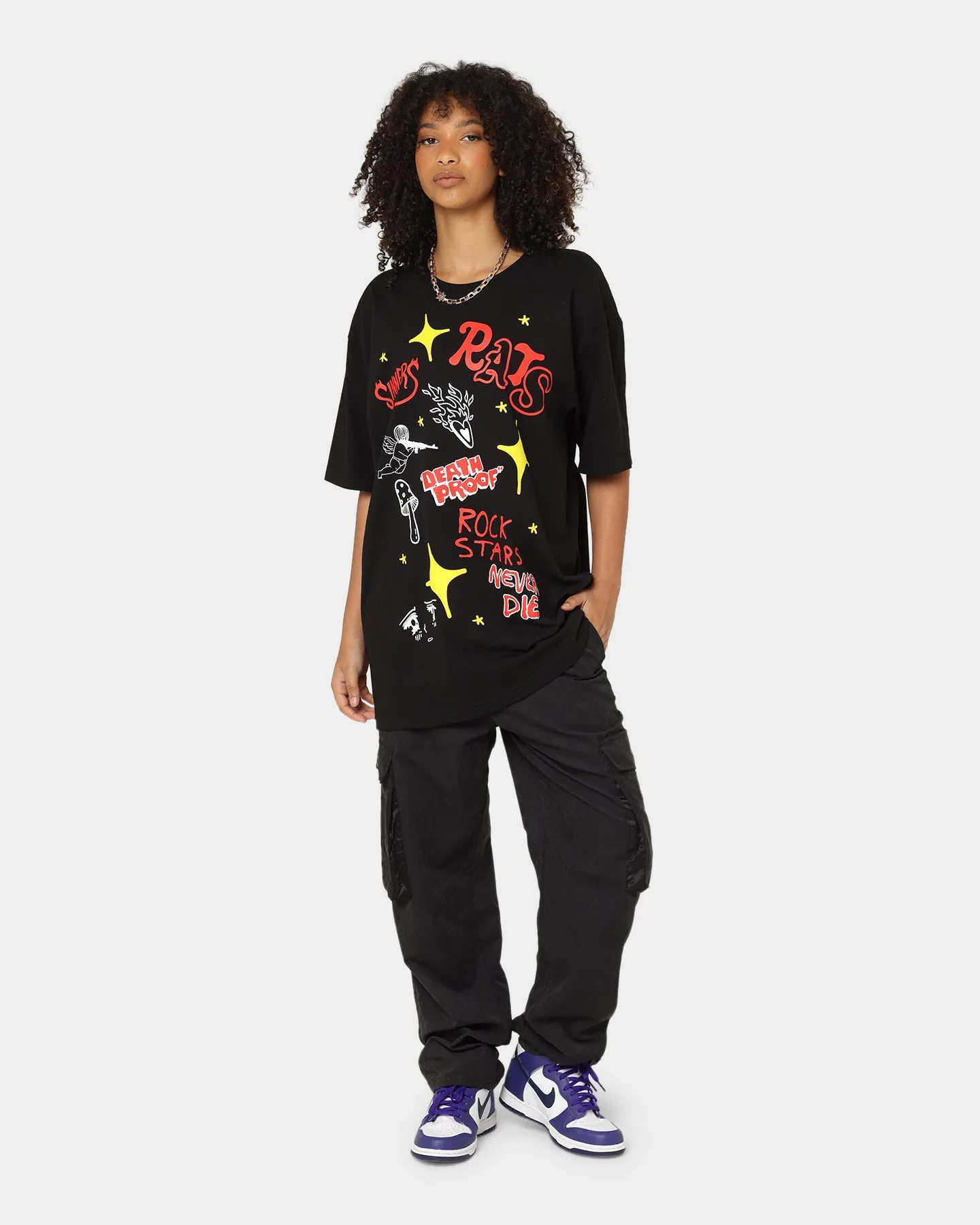 Rats Get Fat Sinners T-Shirt Black sold by Culture Kings product image thumbnail 3