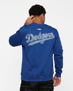 Pro Standard Los Angeles Dodgers Varsity Blue Crewneck Dodger Blue sold by Culture Kings