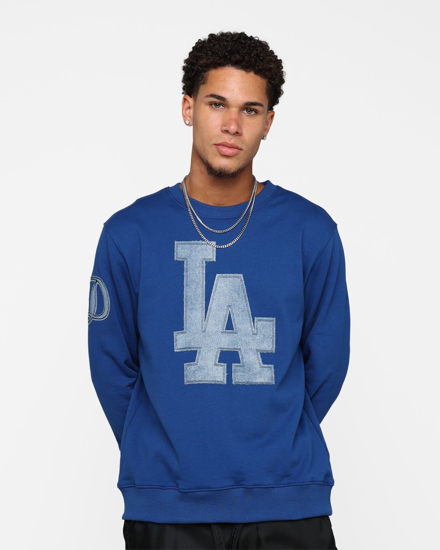 Pro Standard Los Angeles Dodgers Varsity Blue Crewneck Dodger Blue sold by Culture Kings