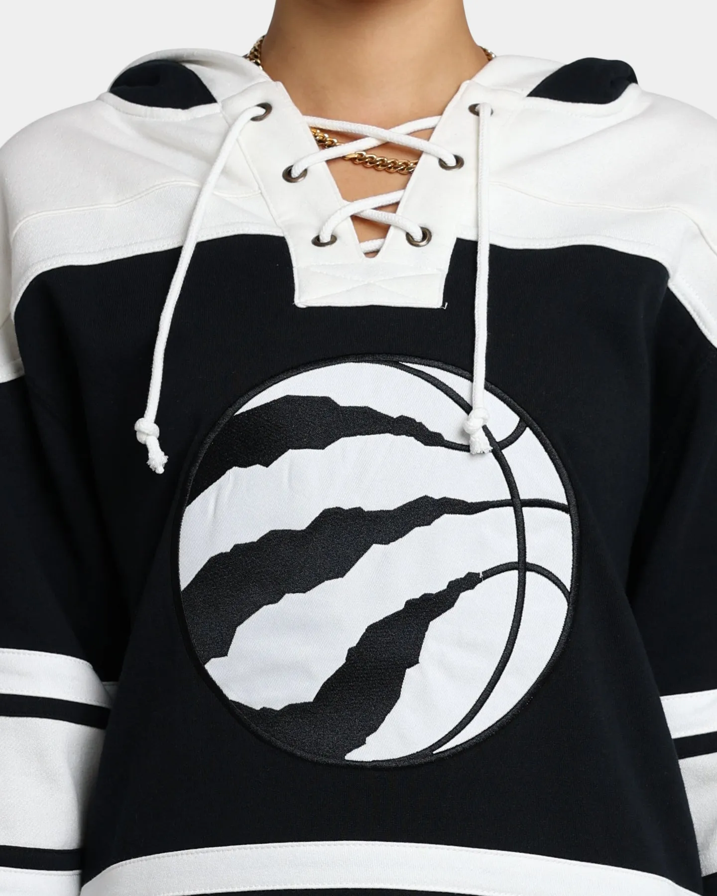 47 Brand Toronto Raptors Superior Lacer Hoodie Jet Black sold by Culture Kings product image thumbnail 3