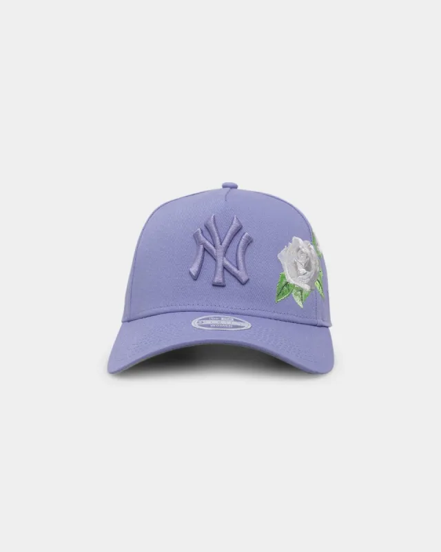 New Era Women's New York Yankees 'Pastel Rose' 9FORTY A-Frame Snapback Tonal Lavender sold by Culture Kings