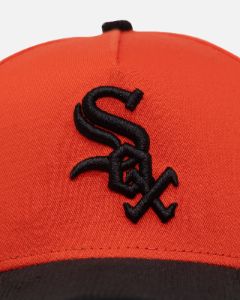New Era Chicago White Sox 'Scary Nights' 9FORTY A-Frame Snapback Orange/Black sold by Culture Kings
