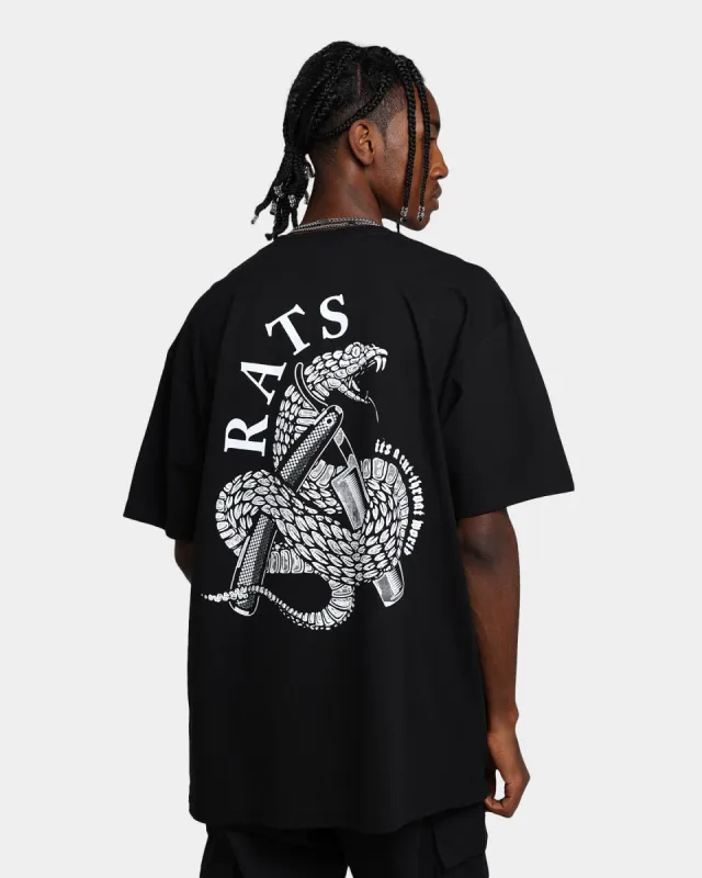 Rats Get Fat Cut Throat Short Sleeve T-Shirt Black sold by Culture Kings
