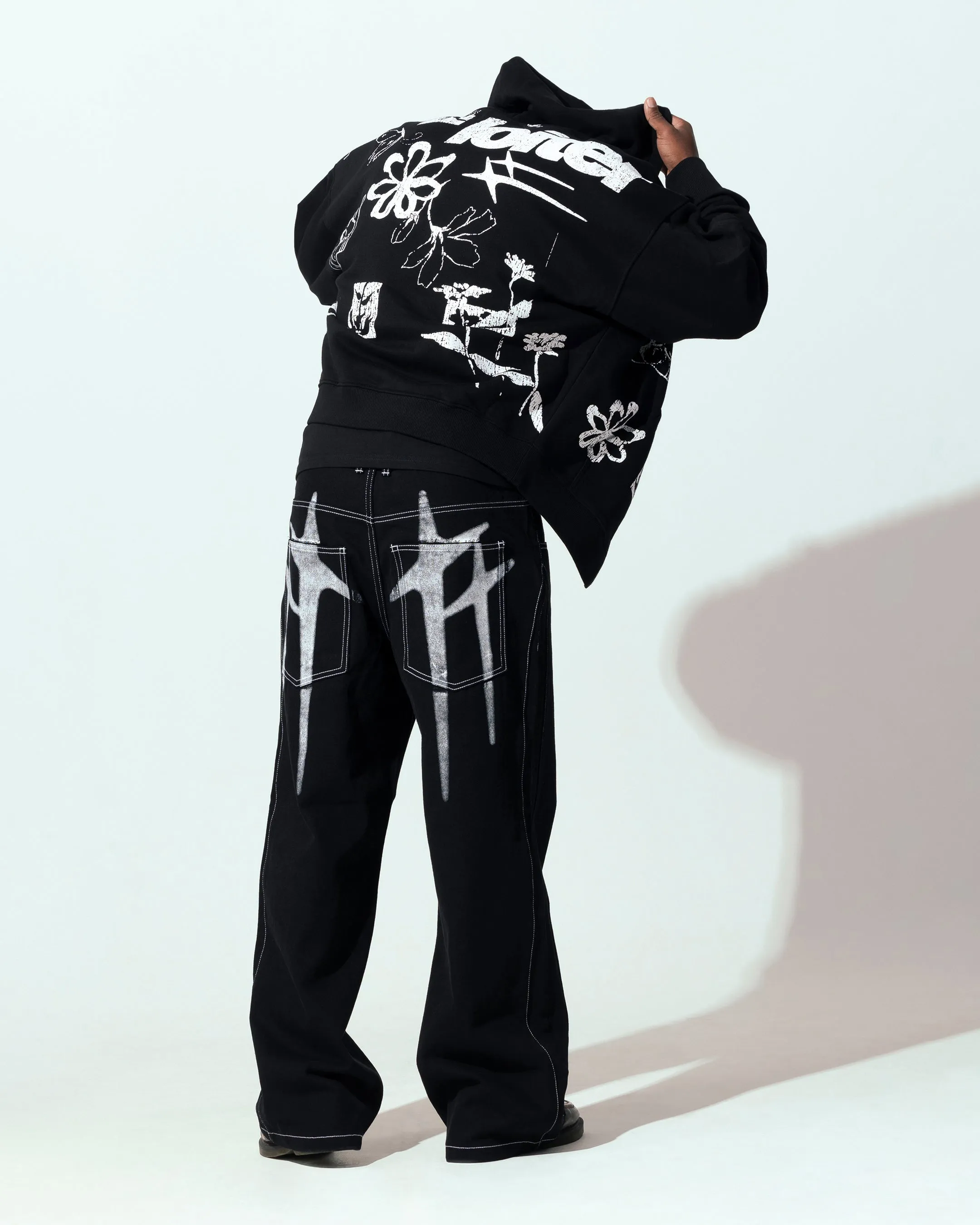 Loiter Flower Bed Zip Hoodie Black sold by Culture Kings product image thumbnail 4