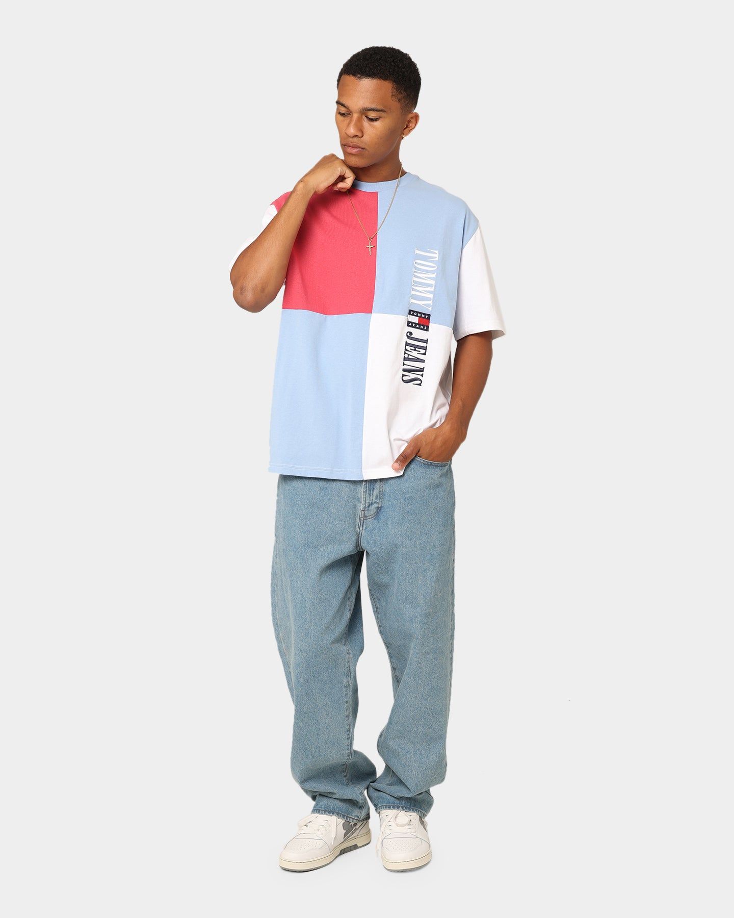 Tommy Jeans TJM Skater Archive Block T-Shirt Pearly Blue sold by Culture Kings product image thumbnail 2
