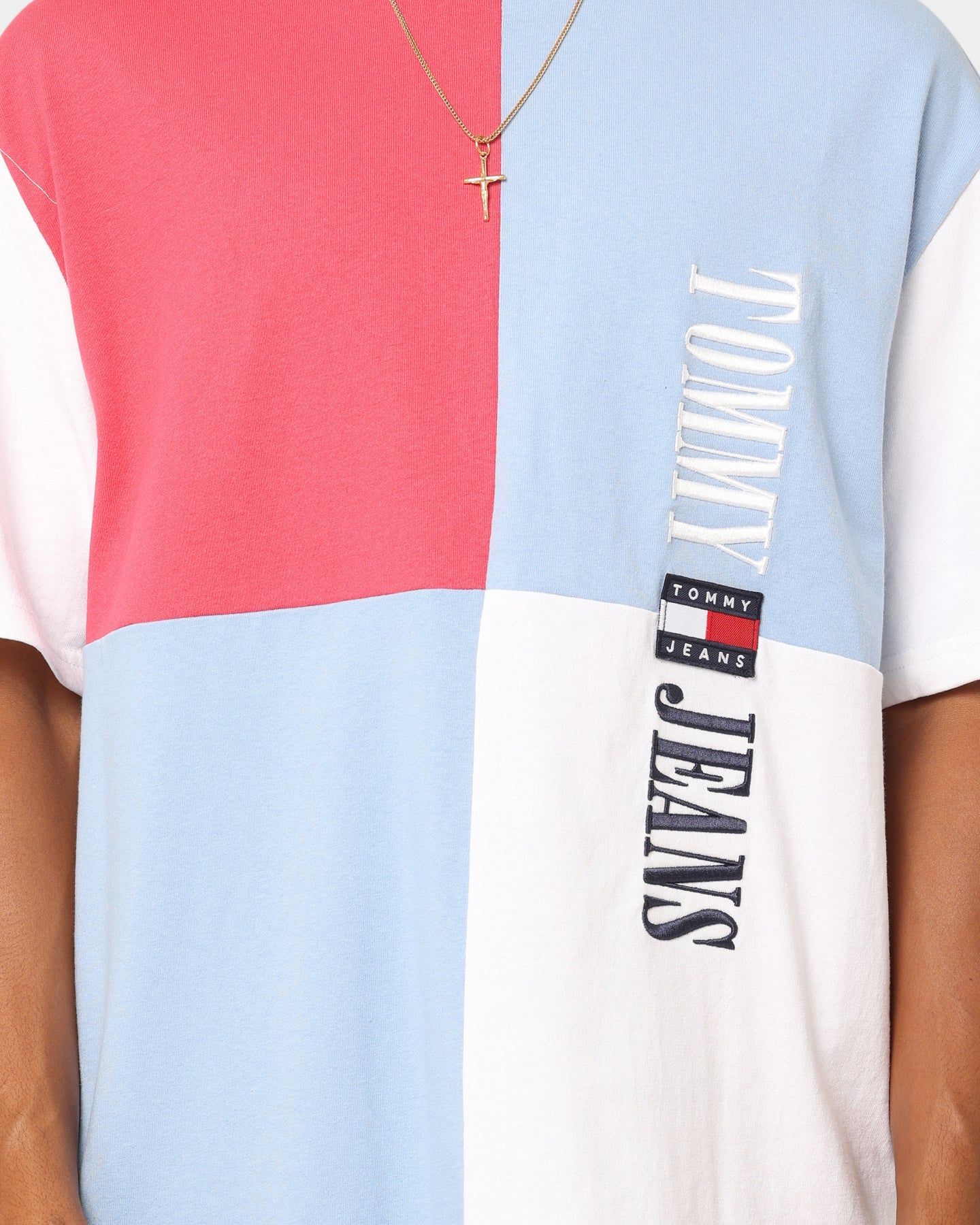 Tommy Jeans TJM Skater Archive Block T-Shirt Pearly Blue sold by Culture Kings product image thumbnail 3