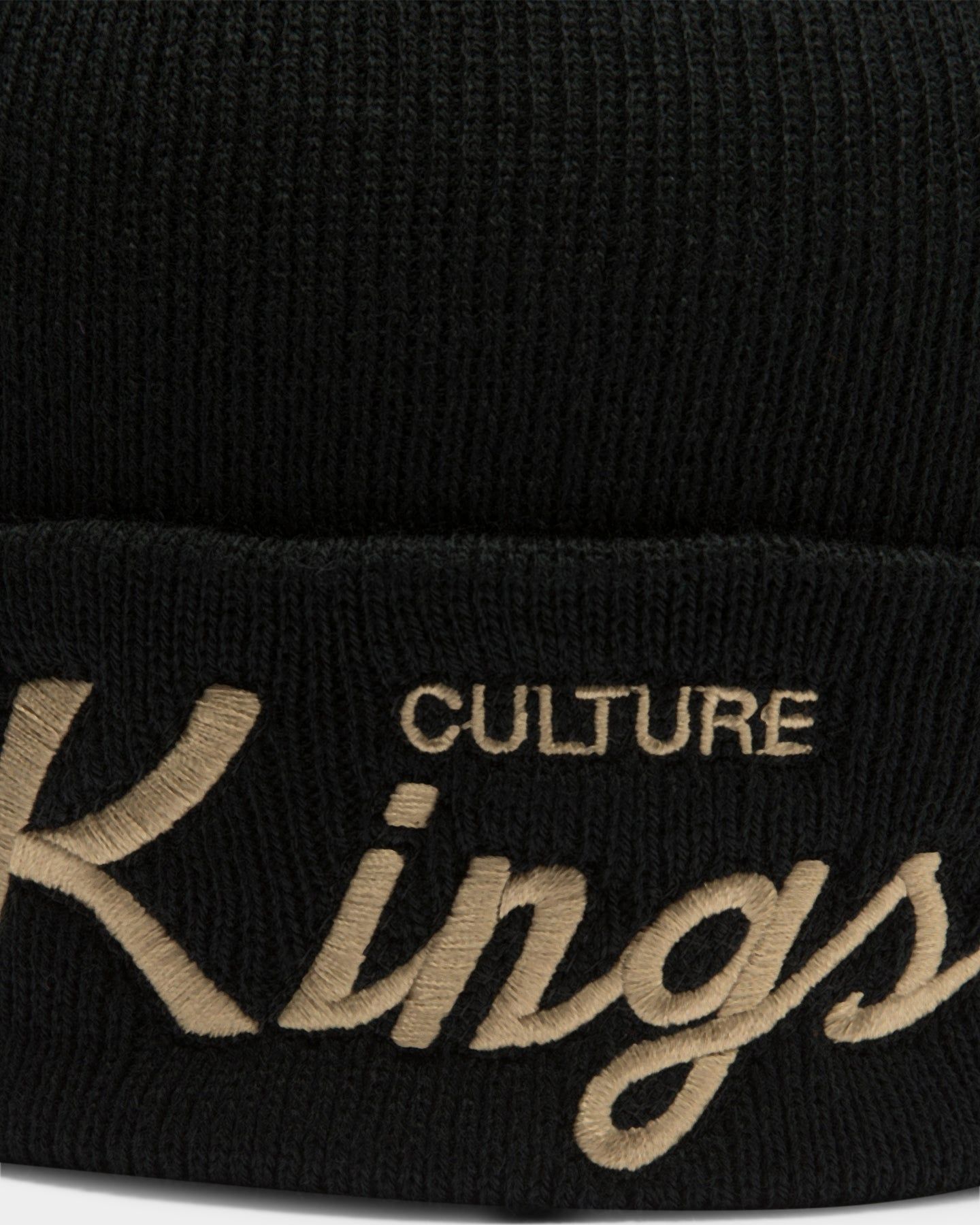 Culture Kings Classic Script Beanie Black/Gold sold by Culture Kings product image thumbnail 5