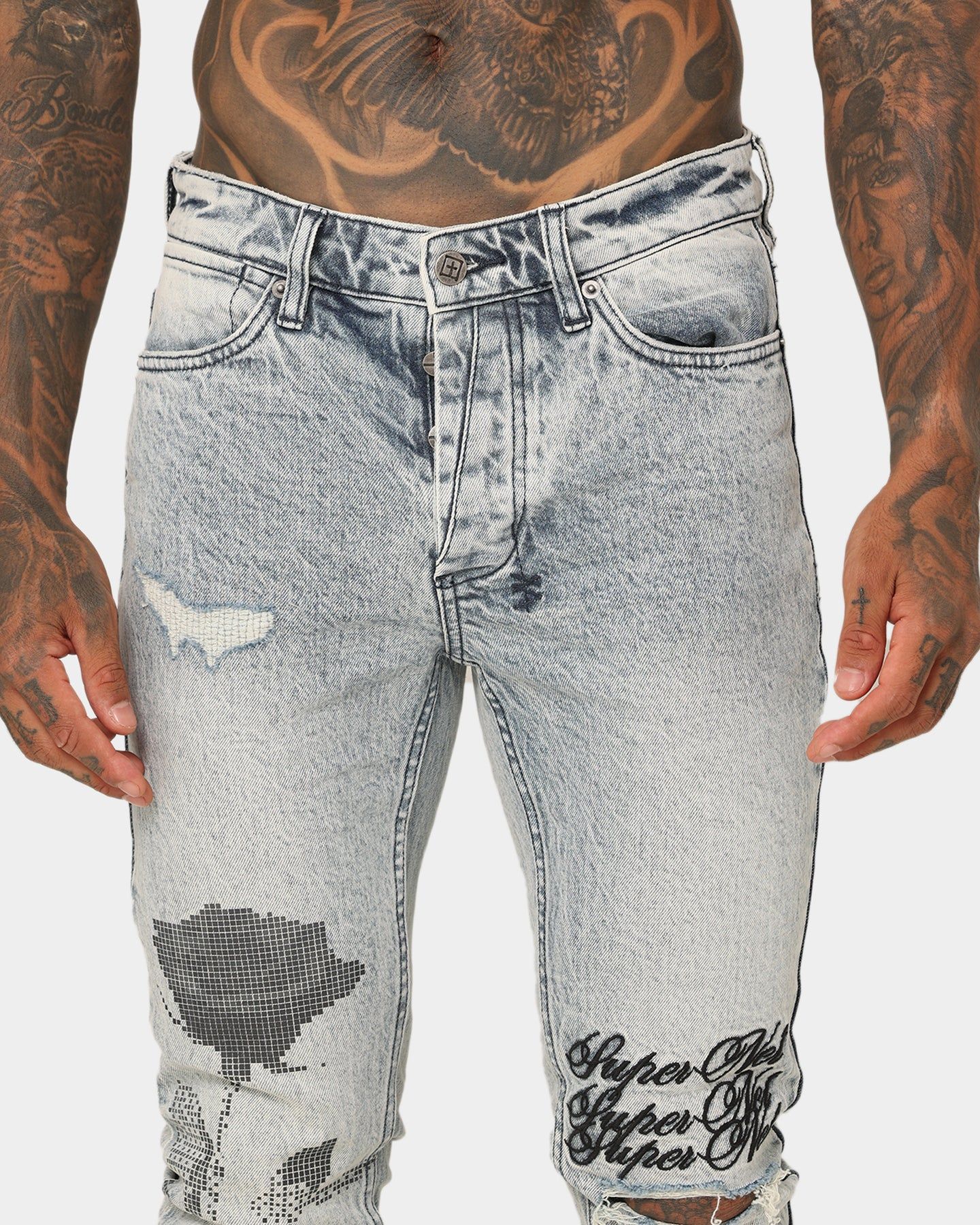 Ksubi Van Winkle Pixel Oktane Jeans Denim sold by Culture Kings product image thumbnail 7