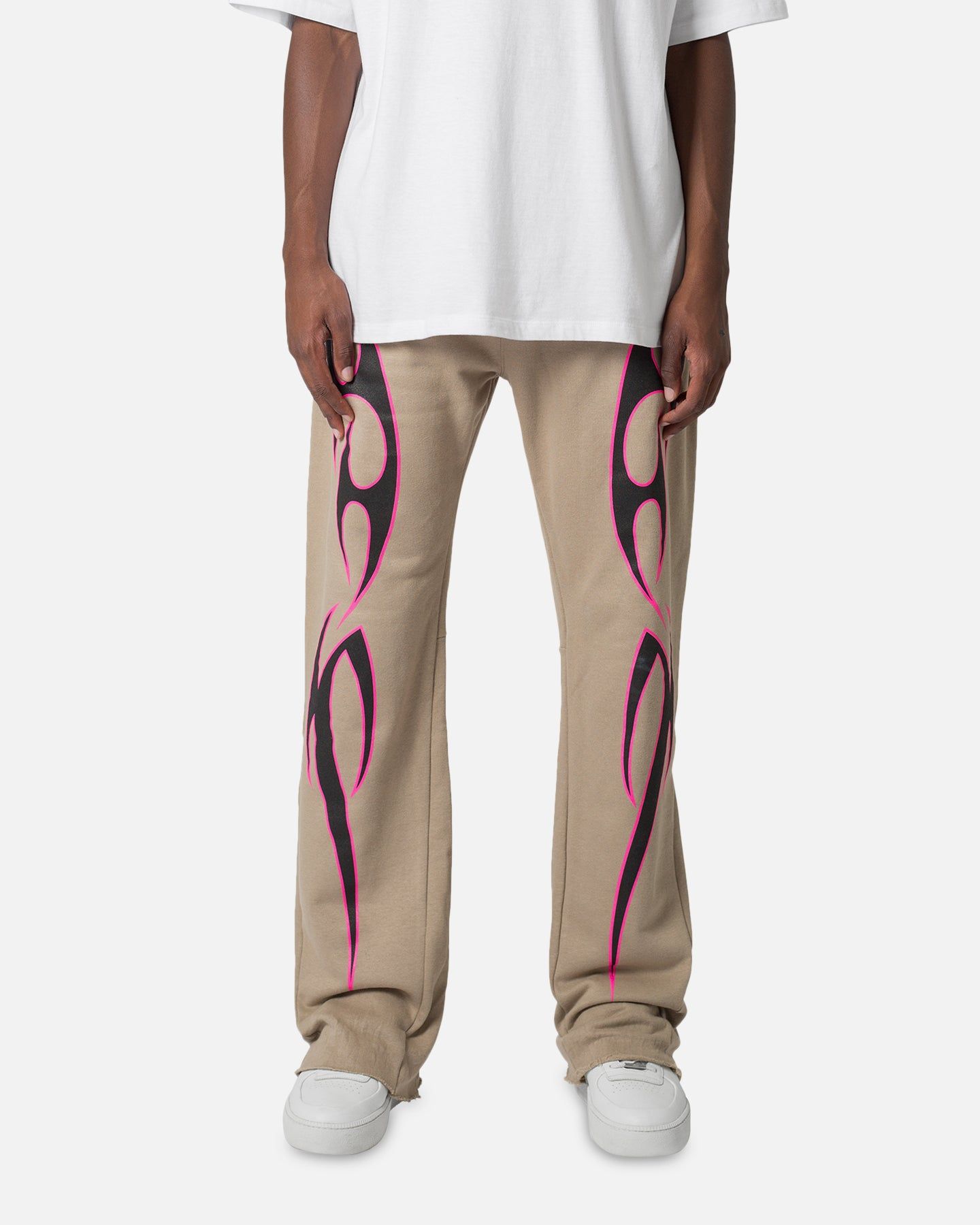 MNML Tribal Bootcut Sweatpants Earth sold by Culture Kings