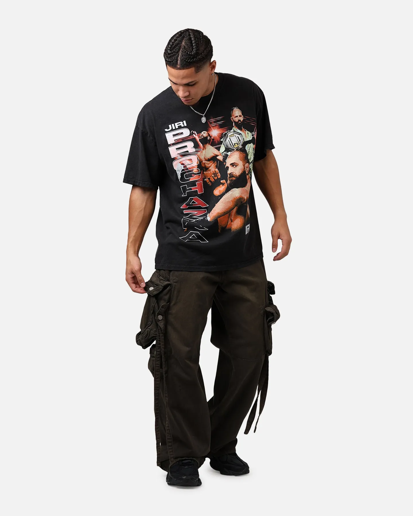 UFC By Culture Kings Jiri Prochazka Vintage T-Shirt Black Acidwash sold by Culture Kings product image thumbnail 3