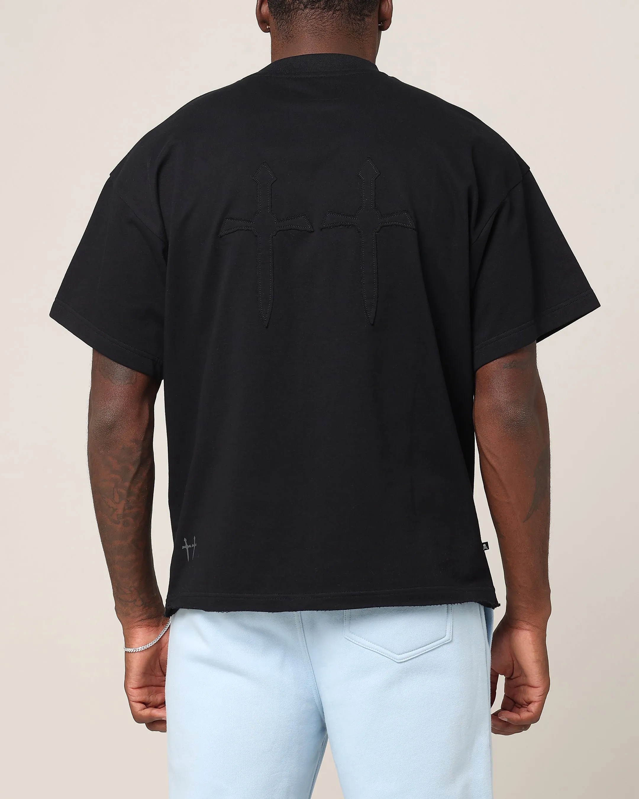 Saint Morta Dark Days Praetor T-Shirt Black/Black sold by Culture Kings product image thumbnail 3